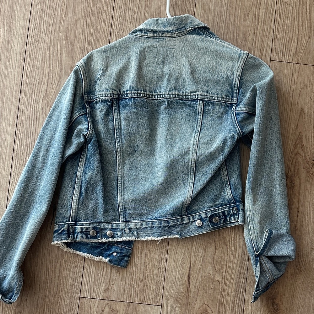 All Saints Blue Jean Jacket - Picture 3 of 3
